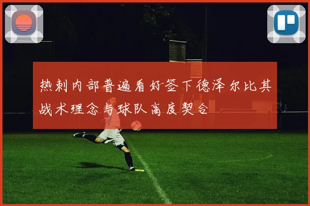 热刺内部普遍看好签下德泽尔比其战术理念与球队高度契合
